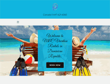 Tablet Screenshot of mcvacationrentals.com